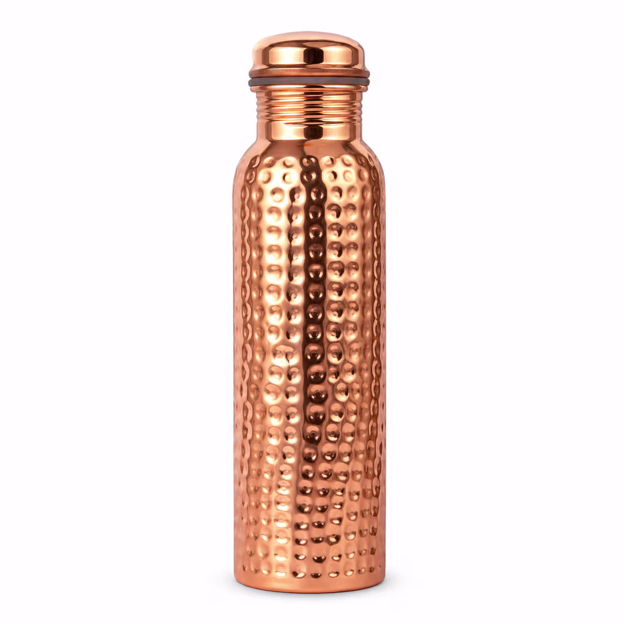 Handcrafted Matte Pure Copper Bottle (750ml)