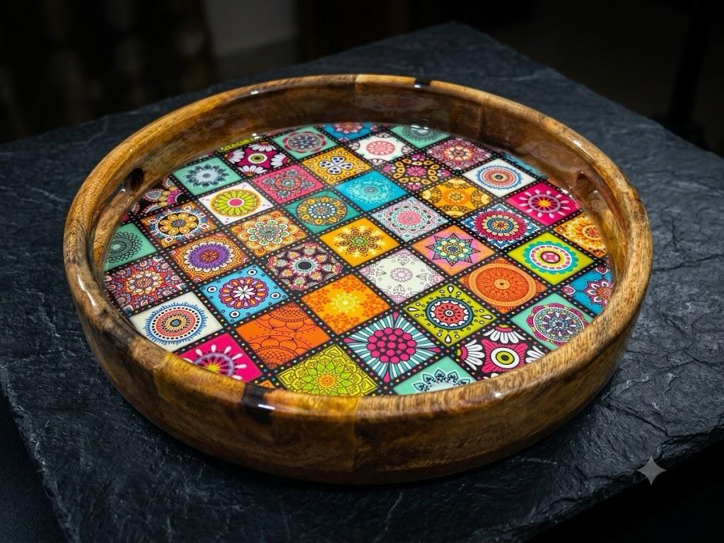 Resin Art Wooden Trays Wholesale from India — Buyer's Guide (Designs, MOQ, Custom Orders)