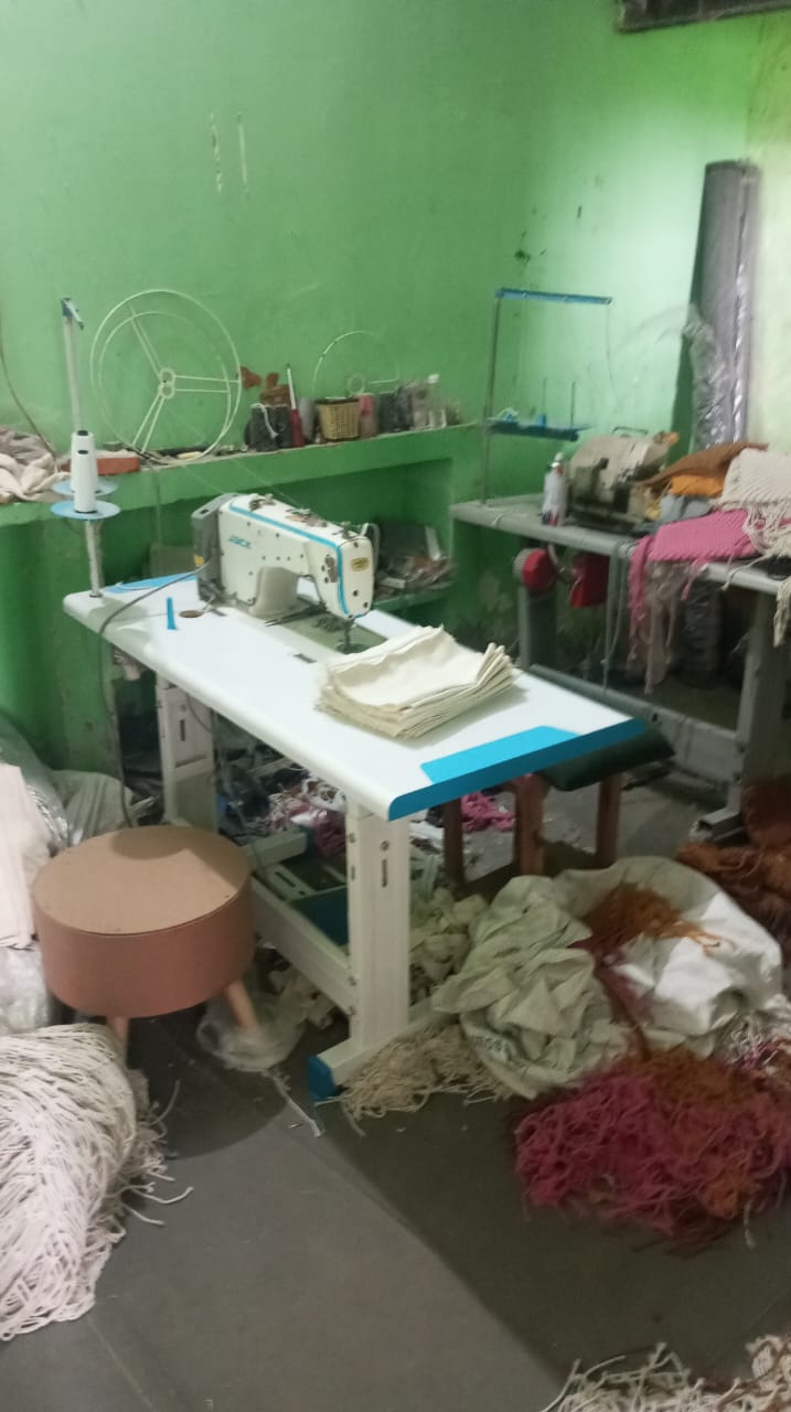 Industrial Stitching & Tailoring Workstation for Macrame Fabrics